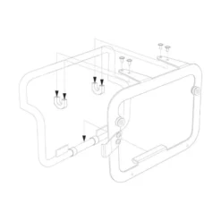 Adattatore Attacchi Laterali Sw-Motech Valigie TRAX ADV/EVO/ION