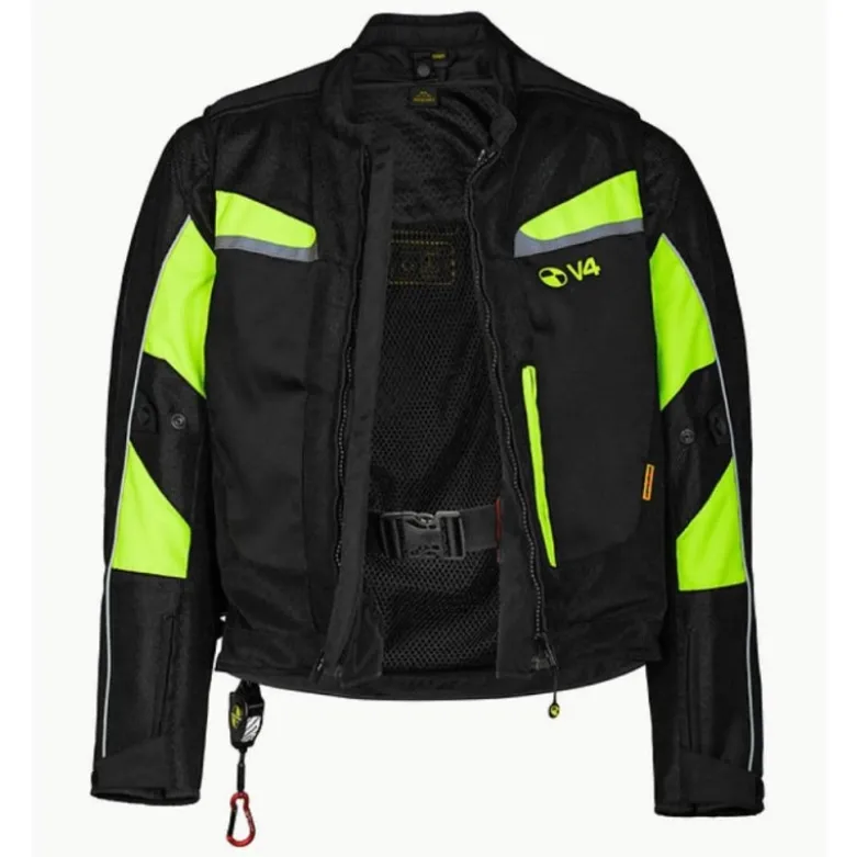 Airbag per Moto Motoairbag Mab V4 con Maniche Nero