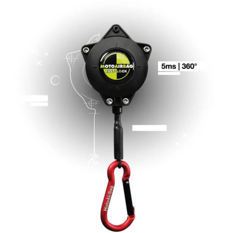 Airbag per Moto Motoairbag Mab V4 con Maniche Nero
