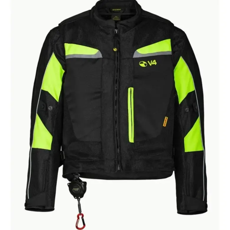 Airbag per Moto Motoairbag Mab V4 con Maniche Nero