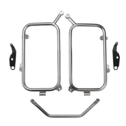 Attacchi Laterali Loboo Pro per Bmw R 1300 GS Argento
