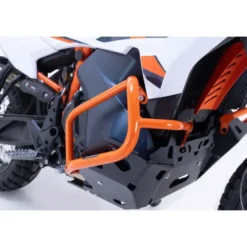 Barra Di Protezione Motore Arancio. Ktm 790 Adv (23-), 890 Adv/R (22-).