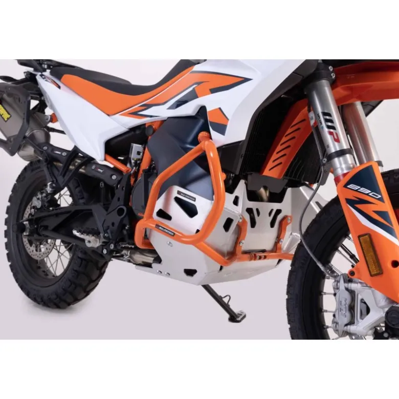 Barra di protezione motore Electronic Orange. KTM 790 Adv/ R, 890 Adv/ R.