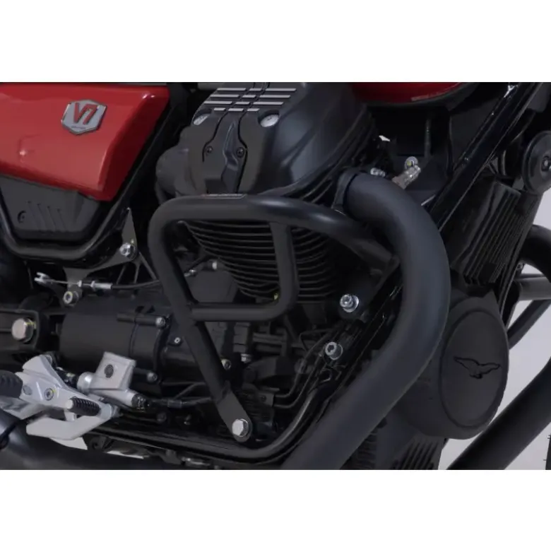 Barra di protezione motore Sw-Motech Nero. Modelli Moto Guzzi V7/V9.