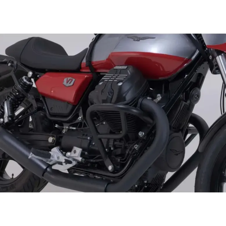 Barra di protezione motore Sw-Motech Nero. Modelli Moto Guzzi V7/V9.