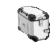 Bauletto Laterale Destro in Alluminio Loboo Conqueror 45 Litri Argento