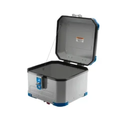 Bauletto Posteriore MyTech Model-x 44 Litri Grigio Angolari Blu