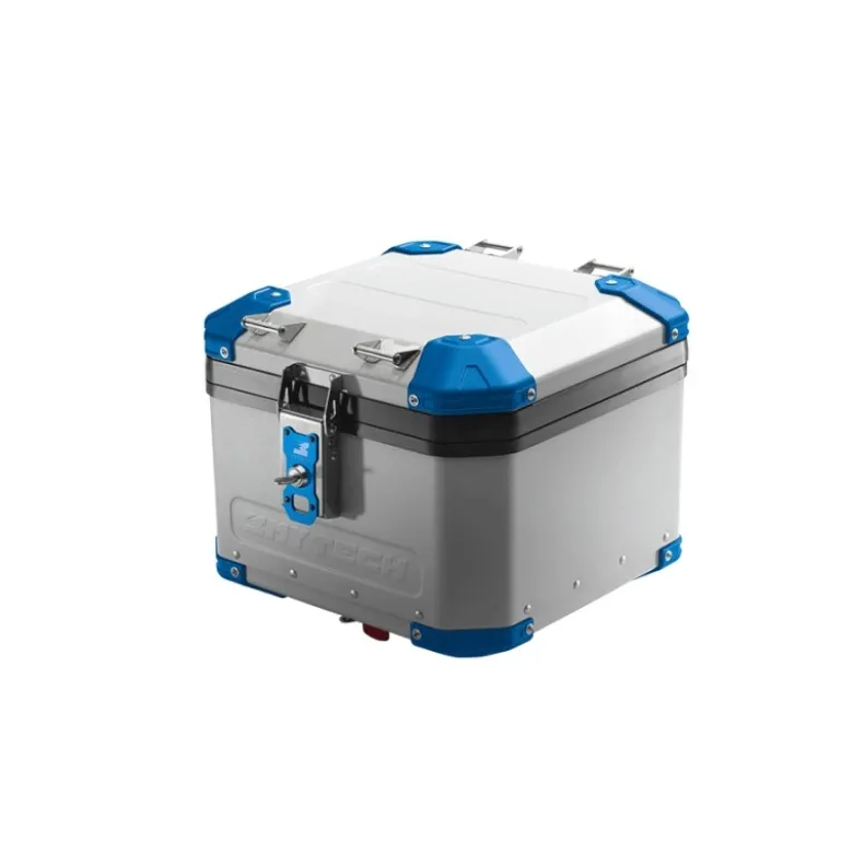Bauletto Posteriore MyTech Model-x 44 Litri Grigio Angolari Blu