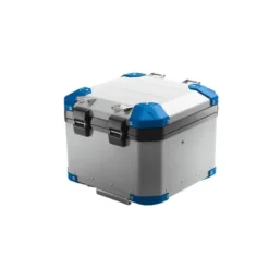 Bauletto Posteriore MyTech Model-x 44 Litri Grigio Angolari Blu