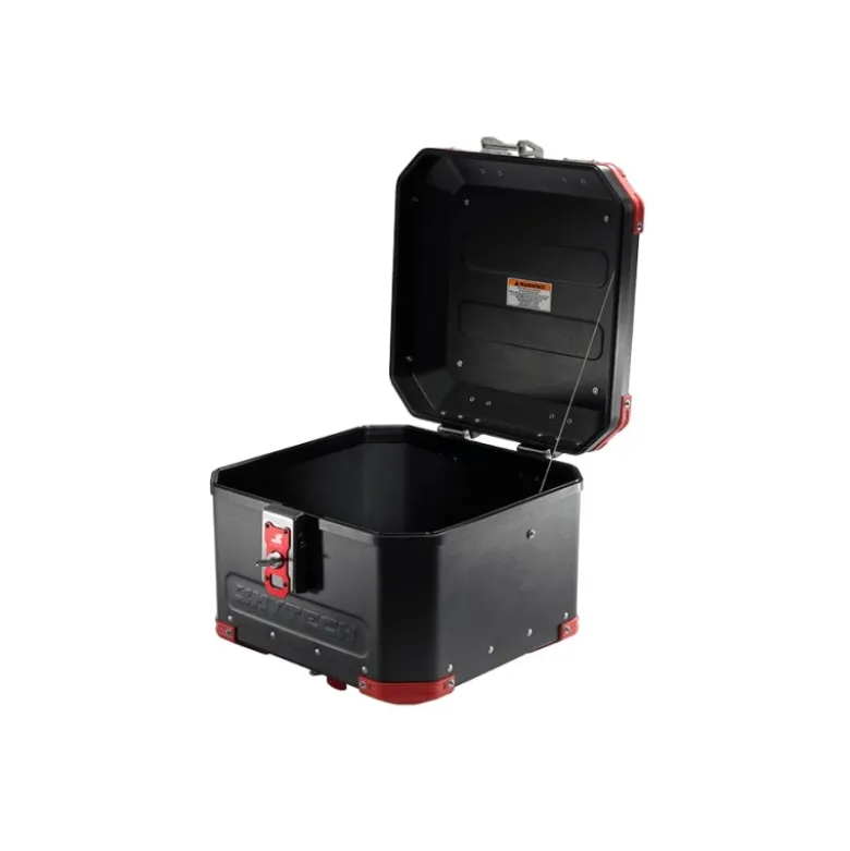 Bauletto Posteriore MyTech Model-x 44 Litri Nero Angolari Rossi