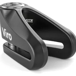 Bloccadisco Moto Viro 167 New Hardened Acciaio Cementato 14mm 3 Chiavi Incluse Nero