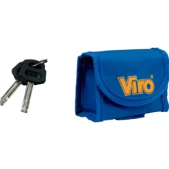 Bloccadisco Moto Viro 166.9 New Hardened Acciaio Cementato 6mm 3 Chiavi Incluse Nero