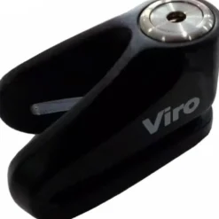 Bloccadisco Moto Viro 166.9 New Hardened Acciaio Cementato 6mm 3 Chiavi Incluse Nero