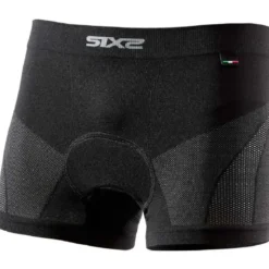Boxer Tecnico Termico Sixs BOX6-V2 Con Fondello Endurance 4 Stagioni Nero Carbon
