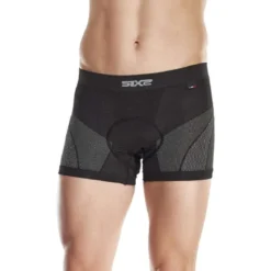 Boxer Tecnico Termico Sixs BOX6-V2 Con Fondello Endurance 4 Stagioni Nero Carbon