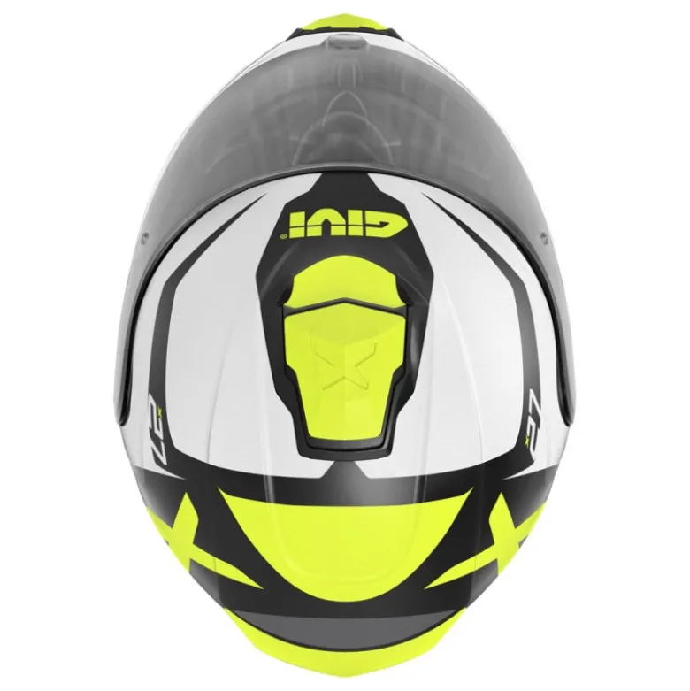 Bundle Casco Givi X.27 Dimension Nero Opaco Titanio Giallo con Interfono Givi I319S