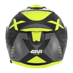 Bundle Casco Givi X.27 Dimension Nero Opaco Titanio Giallo con Interfono Givi I319S