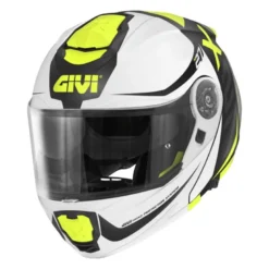 Bundle Casco Givi X.27 Dimension Nero Opaco Titanio Giallo con Interfono Givi I319S