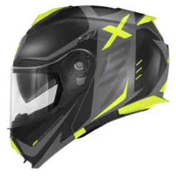 Bundle Casco Givi X.27 Dimension Nero Opaco Titanio Giallo con Interfono Givi I319S