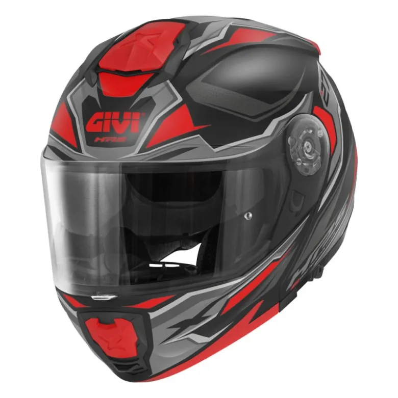 Bundle Casco Givi X.27 Sector Nero Opaco Titanio Rosso con Interfono Givi I319S
