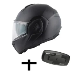 Bundle Casco Givi X.30 Solid Nero Opaco con Interfono Givi I319S