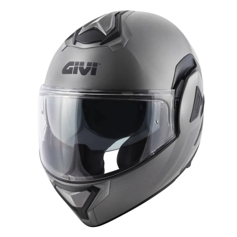 Bundle Casco Givi X.30 Solid Titanio Opaco con Interfono Givi I319S