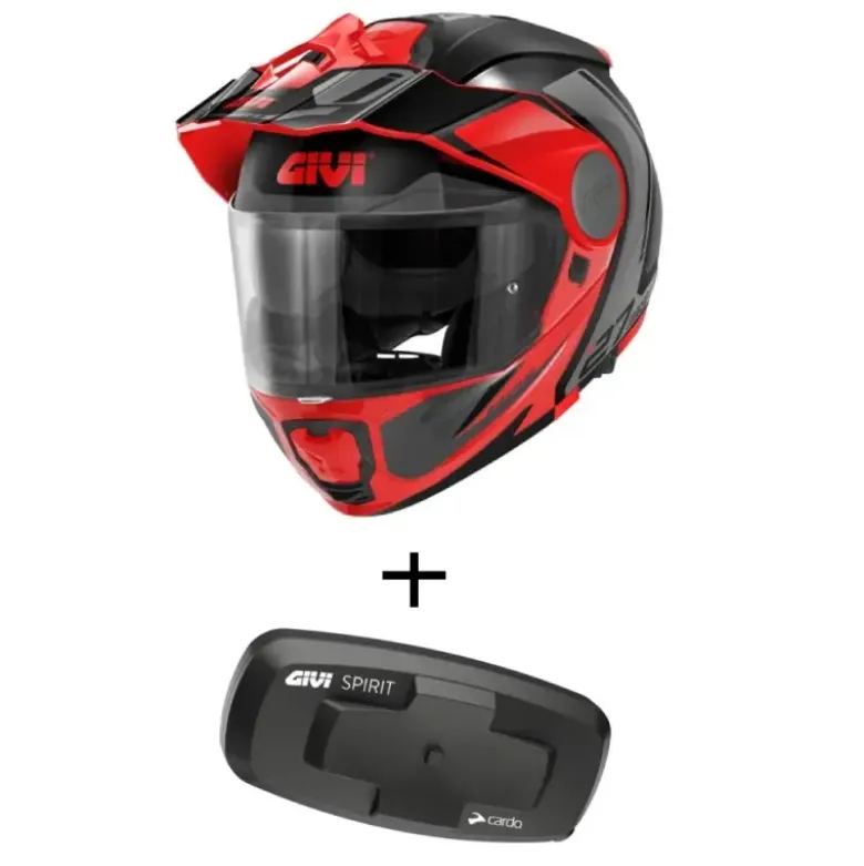 Bundle Casco Givi X.27 Tourer Graphic Nero Opaco con Interfono Givi I319S