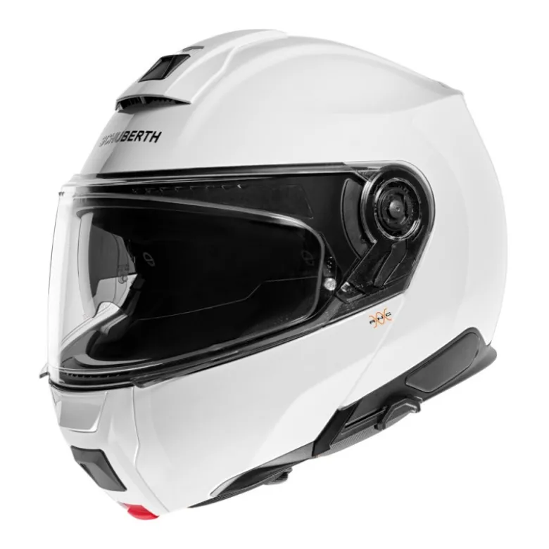 Bundle Casco Modulare Schuberth C5 Anc Bianco Lucido con Interfono Sc Edge Anc