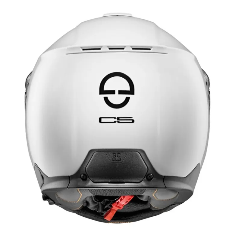 Bundle Casco Modulare Schuberth C5 Anc Bianco Lucido con Interfono Sc Edge Anc