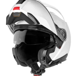 Bundle Casco Modulare Schuberth C5 Bianco Lucido con Interfono Sc2 Standard