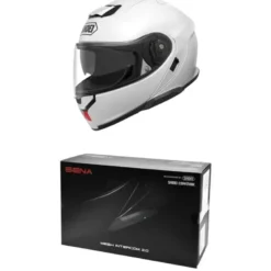 Bundle Shoei Neotec 3 Bianco + Interfono SRL-3