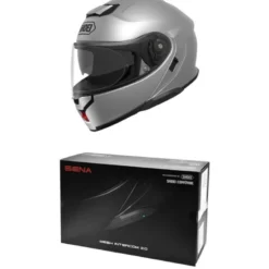 Bundle Shoei Neotec 3 Grigio Lucido + Interfono SRL-3