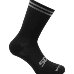 Calza Corta Sixs MERINOS-SOCKS Nero Grigio