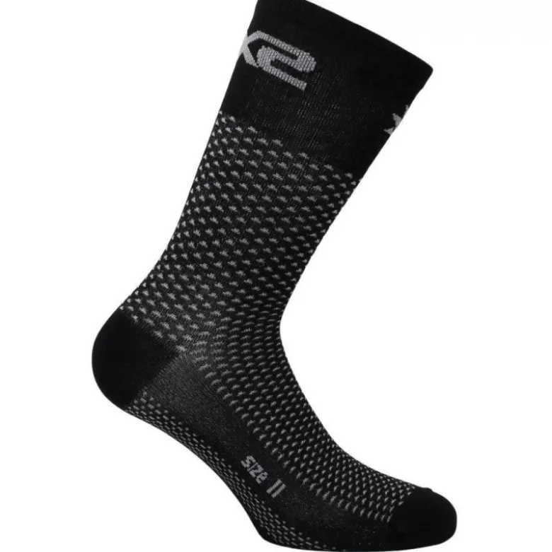 Calza Corta Sixs SHORT-LOGO Nero Carbon