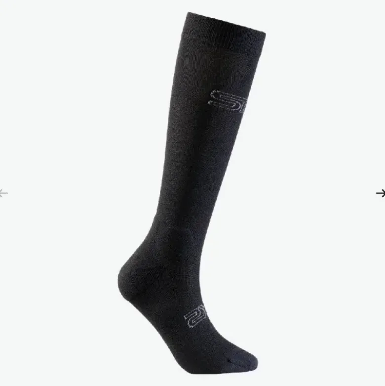 Calza Lunga Rinforzata Unisex Sixs LONG RACING V2 Nero