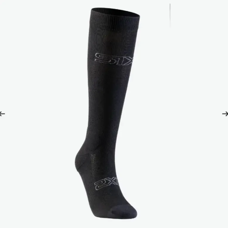 Calza Lunga Rinforzata Unisex Sixs LONG RACING V2 Nero