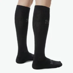 Calza Lunga Rinforzata Unisex Sixs LONG RACING V2 Nero