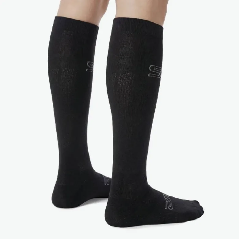 Calza Lunga Rinforzata Unisex Sixs LONG RACING V2 Nero