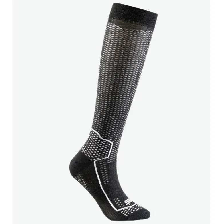 Calza Lunga Rinforzata Unisex Sixs LONG V3 Nero Carbon