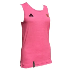 Canotta Donna Tecnica In Lana Merino Australiana Termoregolante Traspirante Antiodore Riday Fucsia