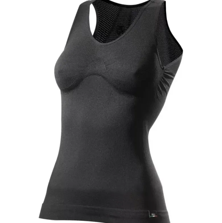 Canotta Donna Tecnica 4 Stagioni Sixs F-SMG-V2 Nero