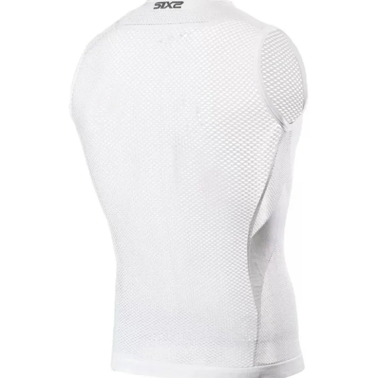 Canotta Intima In Rete Unisex Sixs SMRX Core Bianco