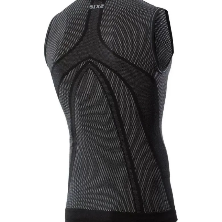 Canotta Intima Tecnica Termica Bambino Sixs K-SMX Nero Carbon