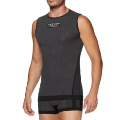 Canotta Intima Tecnica Termica 4 Stagioni Unisex Sixs SMX Nero Carbon
