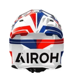 Casco Cross Airoh Twist 2 Dynasty Blu Rosso Lucido