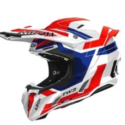 Casco Cross Airoh Twist 2 Dynasty Blu Rosso Lucido