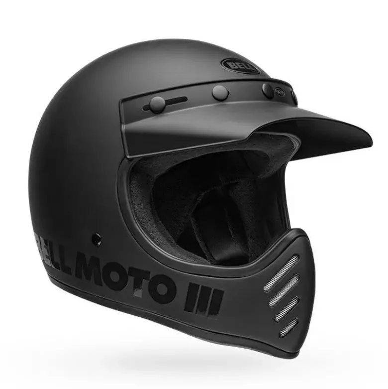 Casco Cross Bell MOTO-3 Nero Opaco