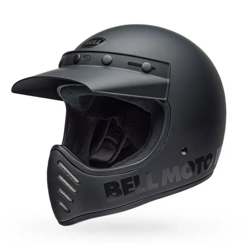 Casco Cross Bell MOTO-3 Nero Opaco