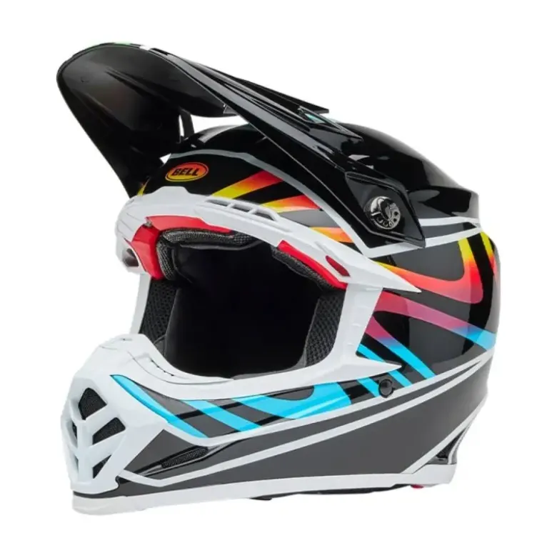 Casco Cross Bell Moto-9s Flex 2025 Drift Nero Multi ECE 06
