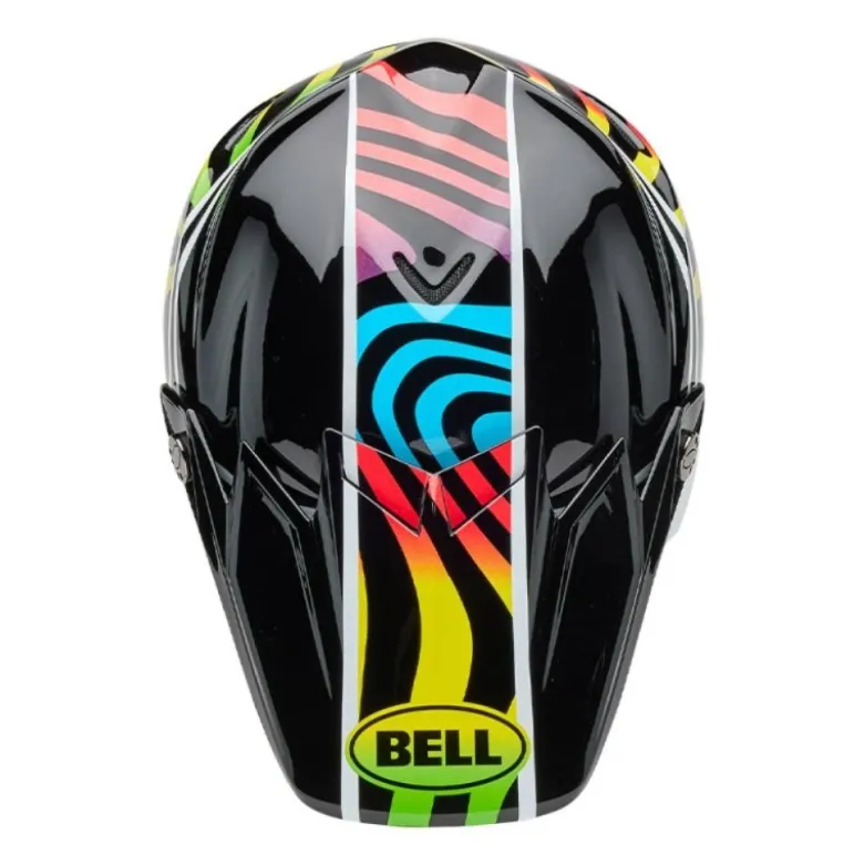 Casco Cross Bell Moto-9s Flex 2025 Drift Nero Multi ECE 06